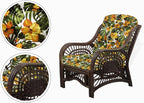 Malibu Lounge Living Accent Armchair Natural Rattan Wicker Handmade Design - Image 3
