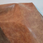 NAT Leathers | Blonde Crazy Horse Soft Faux Vegan Leather PU | 1 Yard Cut by - Image 4