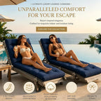 Chaise Lounge Cushion Outdoor, Waterproof Thick Patio Lounge Chair Cushion - Image 2
