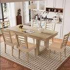 Smiry Waterproof Seat Covers for Dining Room Chairs Set of 2, Stretch Jacquard - Image 8