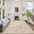4x6 Area Rugs Washable Rug: Modern Abstract Living Room Rug Soft Anti-Skid Thin by GENTDRIZZ
