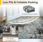 RELEANY Washable Area Rugs 8'x10' Non-Slip Modern Abstract Soft - Image 6