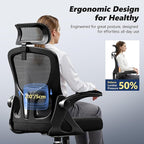 Ergonomic Office Chair, High Back Desk Chair - Image 3