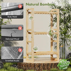 AmazerBath Bamboo Over The Toilet Storage Shelf - Image 3