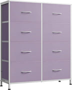 WLIVE Fabric Dresser for Bedroom, Tall Dresser by WLIVE
