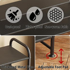 INGIORDAR Shoe Rack 3 Tier Long Storage Organizer Wide Metal Shoe Shelf - Image 6