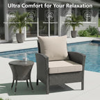 19x19 Inch Patio Chair Cushion - Image 2
