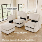 Belffin Convertible Sectional Sofa - Image 5