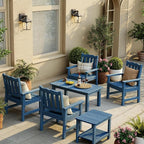 Stoog Outdoor Chairs & Bench Set, All-Weather Patio Furniture Set, Include 2 - Image 9