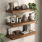 32Inch Floating Shelves for Wall, 12 Inch Deep Shelves for Bedroom, Bathroom - Image 8