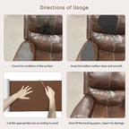 KING MOUNTAIN Leather Repair Patch, 16 x 60 Inches Self-Adhesive Repair Tape - Image 8
