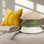 decorUhome Summer Couch Euro Sham Throw Pillow Covers 26x26 Set of 2, - Image 6