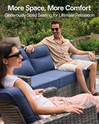 Luxury 3-Piece Patio Furniture Set - Image 4