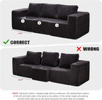 Modular Sectional Sofa 3-Seater Modular Couch - Image 4