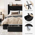 SHA CERLIN Full Size Bed Frame - Image 9
