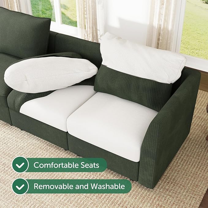HONBAY Modular Sofa U Shaped Sectional Couch - Image 4