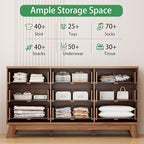 Xixini Fluted Dresser for Bedroom - Image 3
