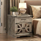 RALGEND Farmhouse End Table Set of 2, Large End Table - Image 5