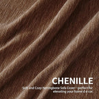 Couch Cover for Dogs, Boho Sofa Covers for 2 Cushion Couch, Chenille Sofa - Image 6