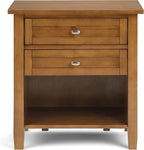 SIMPLIHOME Warm Shaker Solid Wood 24 inch Wide Transitional-Style Bedside - Image 2