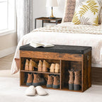 HOOBRO Shoe Storage Bench with Cushion, 32.3'' Entryway Bench with Lift Top - Image 2
