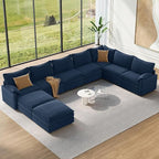 Vesgantti Large Modular Sectional Sofa, Big Comfy Cloud Couch by Vesgantti