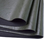Wento Thick Half Yard Faux Leather Fabric Soft Skin Grain PU Leather by Wento