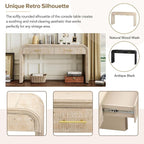 59'' Retro Console Table Farmhouse Sofa Table Entryway Table - Image 9