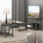 Furinno Beginning End Table, French Oak Grey - Image 2