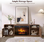 AMERLIFE 70" Fluted Fireplace TV Stand - Image 5