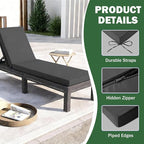 Chaise Lounge Cushions Outdoor, Outdoor Chaise Cushion - Image 6