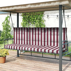 Outdoor Chair Cushions Set of 2, High Back Soft Seat Pad, Indoor Outside Use - Image 2