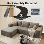 107.5" Cloud Modular Sectional Sofa Couch - Image 6