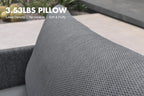 PURPLE LEAF Patio Furniture Set 8 Pieces Outdoor Conversation Sets PP Rope - Image 5