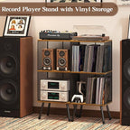 X-cosrack 3-Tier Record Player Stand, Turntable Stand - Image 6