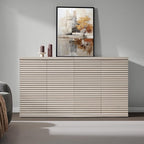 SICOTAS Buffet Cabinet with Storage Accent Sideboard Modern Credenza with Doors - Image 7