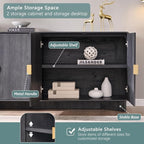 IFGET 70" Modern TV Stand for TVs Up to 80 inches, TV Console - Image 5
