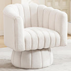 Swivel Accent Barrel Chair by YUUIJOAA