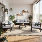 Stoog 11-Piece U-Shaped Patio Sectional Sofa Set, All-Weather Modular & - Image 9
