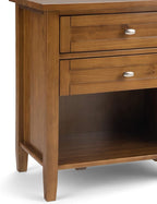 SIMPLIHOME Warm Shaker Bedside Table - Image 10