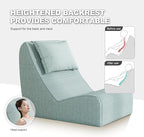 Giant Bean Bag Chair for Adults, Corduroy Chaise Lounge - Image 5