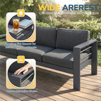 Solaste Aluminum Patio Furniture Set - Image 4