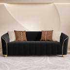 2-Piece Luxury Velvet Sofa Set for Living Room, Elegant Design Couch Set - Image 6