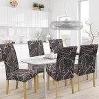 BIETYONE Stretch Dining Chair Covers Set of 4, Soft Removable Washable Kitchen - Image 2