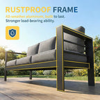 Solaste Aluminum Patio Furniture Set - Image 4