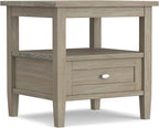 SIMPLIHOME Warm Shaker Solid Wood Transitional-Style 36-inch Wide Coffee Table - Image 5