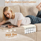 ovios 32.7 inches Ottoman Seat Module - Image 5