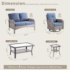 Weaxty Wicker Patio Furniture Set - Image 2