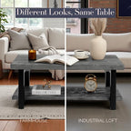 Alaterre Furniture Pomona Living Room 42 Inch Rectangular Solid Wood Coffee - Image 7