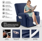 Timeles Recliner Covers Recliner Chair Covers Reclining Couch Covers Sofa - Image 3